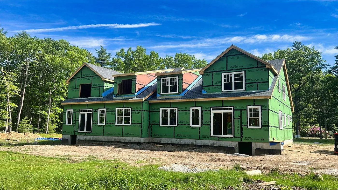 New build with dormers, architectural shingle
